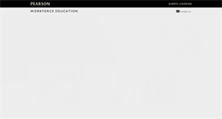 Desktop Screenshot of pearsonworkforceeducation.com